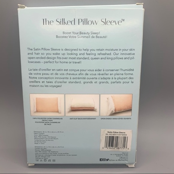 NWT Silked Pillow Case - Picture 6 of 12